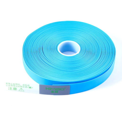 Blue Use Ony Use Tourniquet Roll Flat embalado